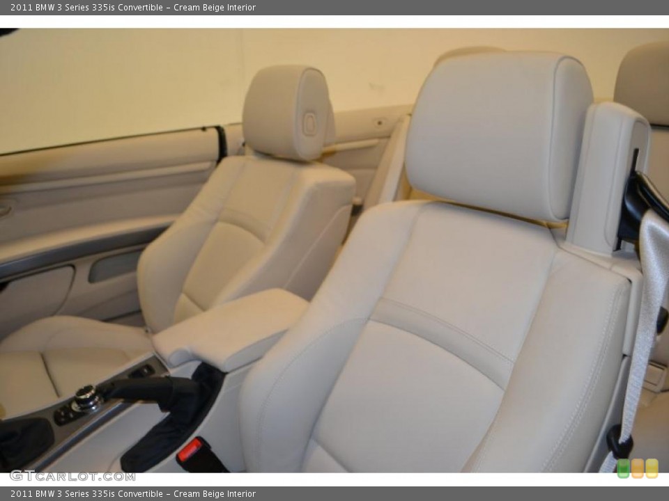 Cream Beige Interior Photo for the 2011 BMW 3 Series 335is Convertible #49702591