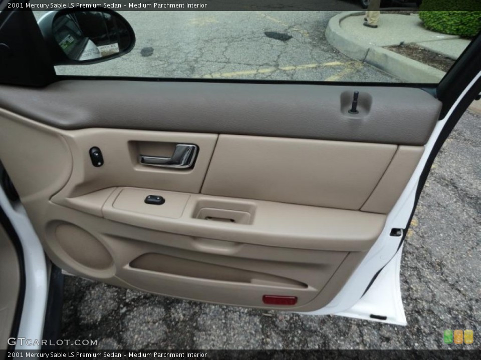 Medium Parchment Interior Door Panel for the 2001 Mercury Sable LS Premium Sedan #49702666