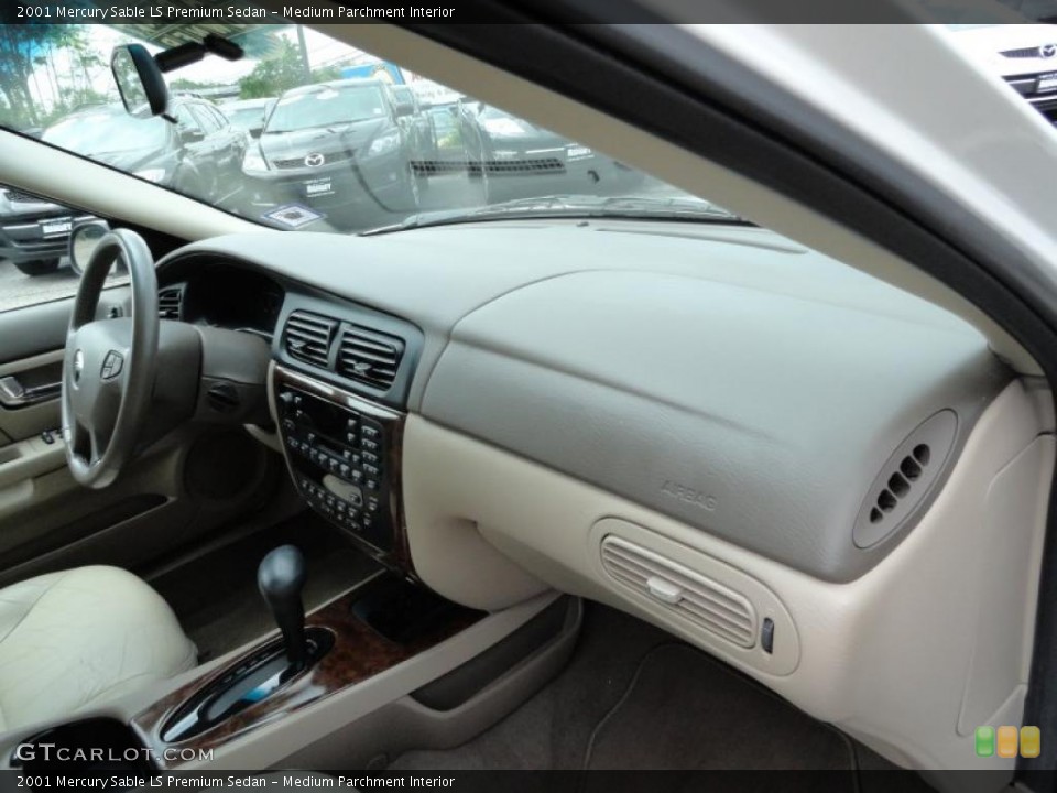 Medium Parchment Interior Dashboard for the 2001 Mercury Sable LS Premium Sedan #49702678