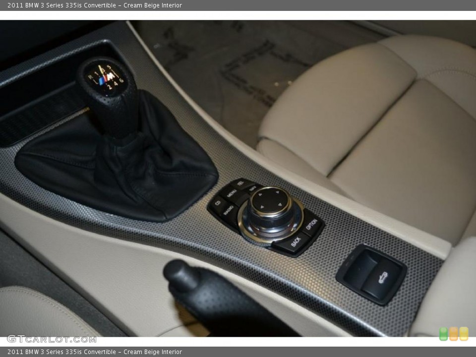 Cream Beige Interior Transmission for the 2011 BMW 3 Series 335is Convertible #49702759