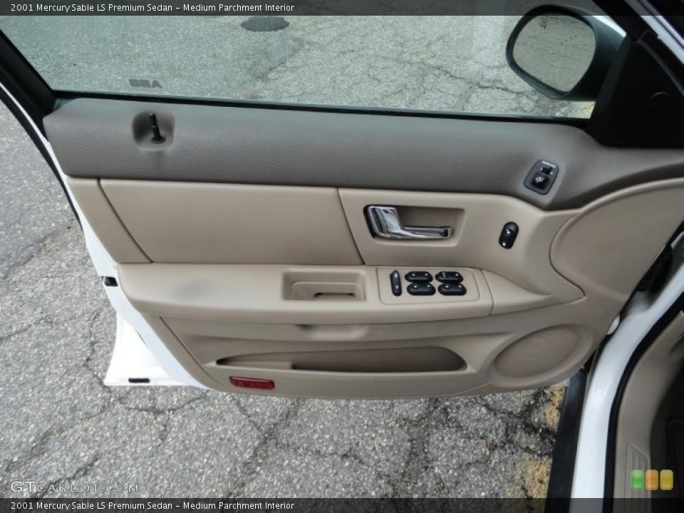 Medium Parchment Interior Door Panel for the 2001 Mercury Sable LS Premium Sedan #49702783