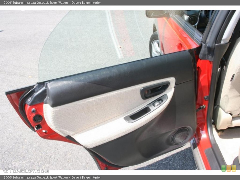 Desert Beige Interior Door Panel for the 2006 Subaru Impreza Outback Sport Wagon #49702840