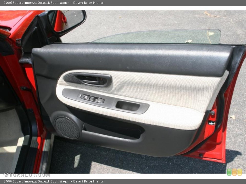 Desert Beige Interior Door Panel for the 2006 Subaru Impreza Outback Sport Wagon #49702867