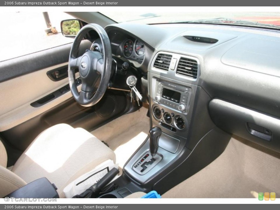 Desert Beige 2006 Subaru Impreza Interiors