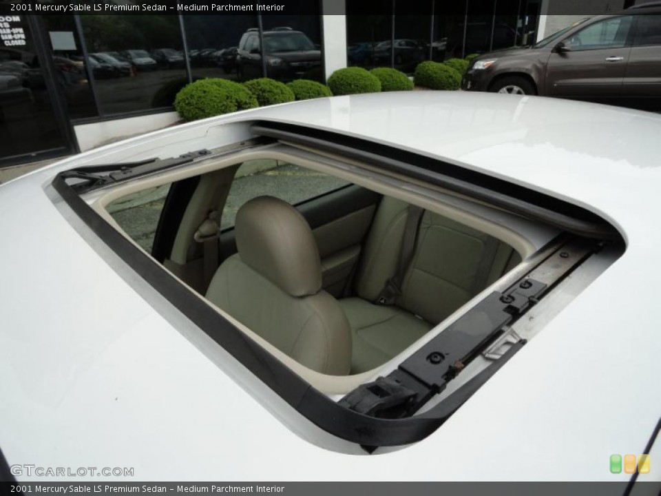 Medium Parchment Interior Sunroof for the 2001 Mercury Sable LS Premium Sedan #49702972