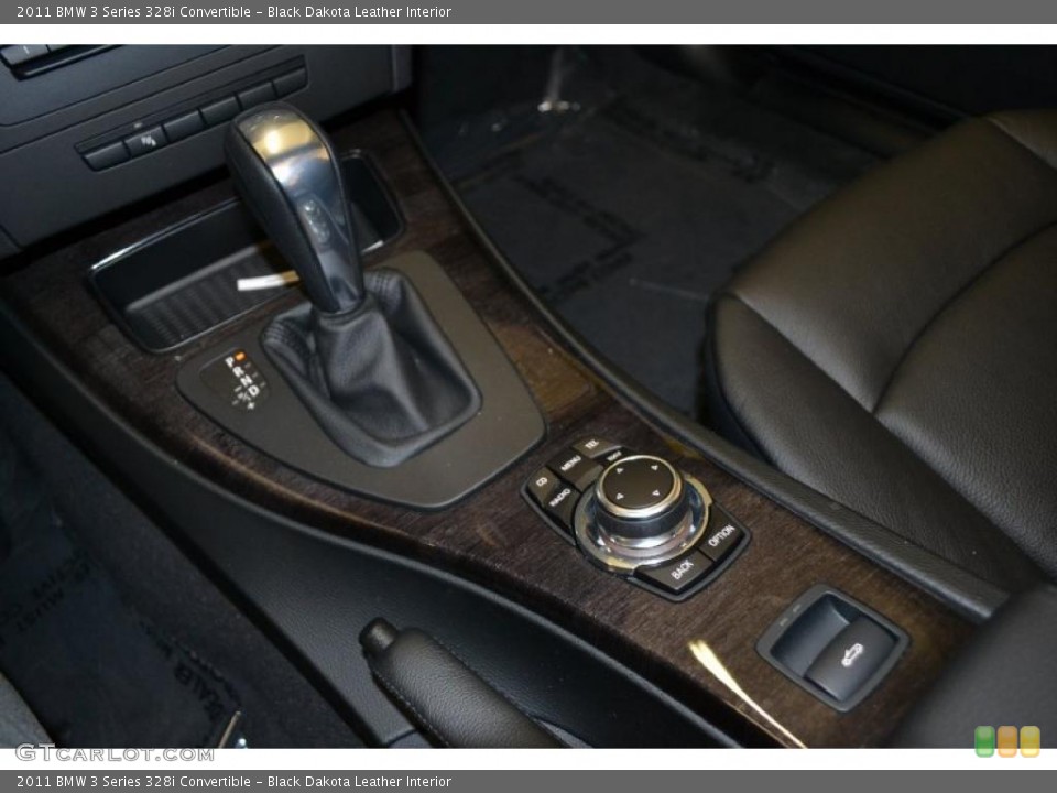 Black Dakota Leather Interior Transmission for the 2011 BMW 3 Series 328i Convertible #49703296