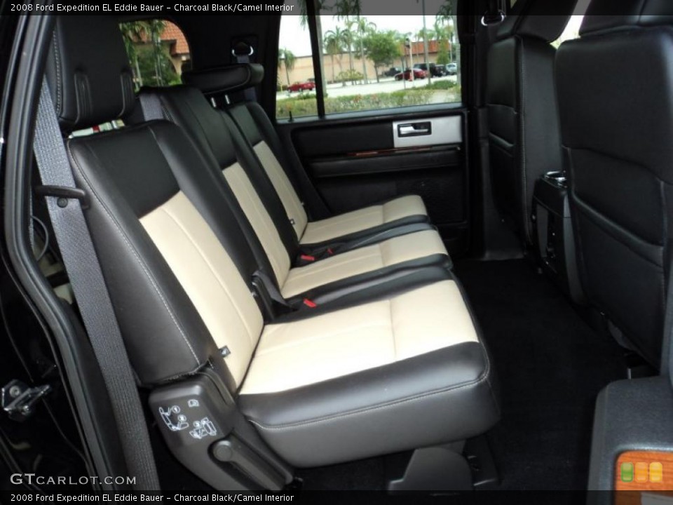 Charcoal Black/Camel Interior Photo for the 2008 Ford Expedition EL Eddie Bauer #49704952