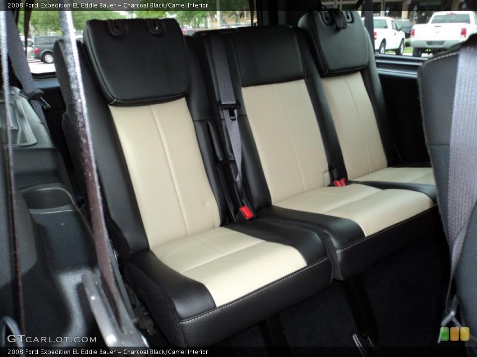 Charcoal Black/Camel Interior Photo for the 2008 Ford Expedition EL Eddie Bauer #49704967