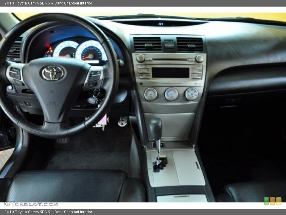 Dark Charcoal Interior Dashboard for the 2010 Toyota Camry SE V6 #49706073