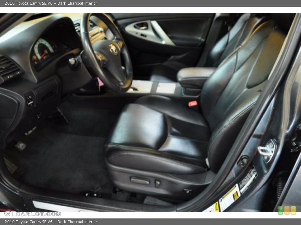 Dark Charcoal Interior Photo for the 2010 Toyota Camry SE V6 #49706152