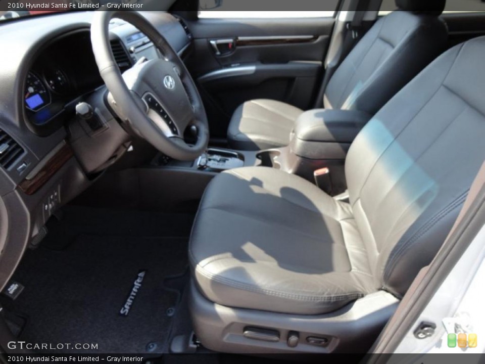 Gray Interior Photo for the 2010 Hyundai Santa Fe Limited #49706677