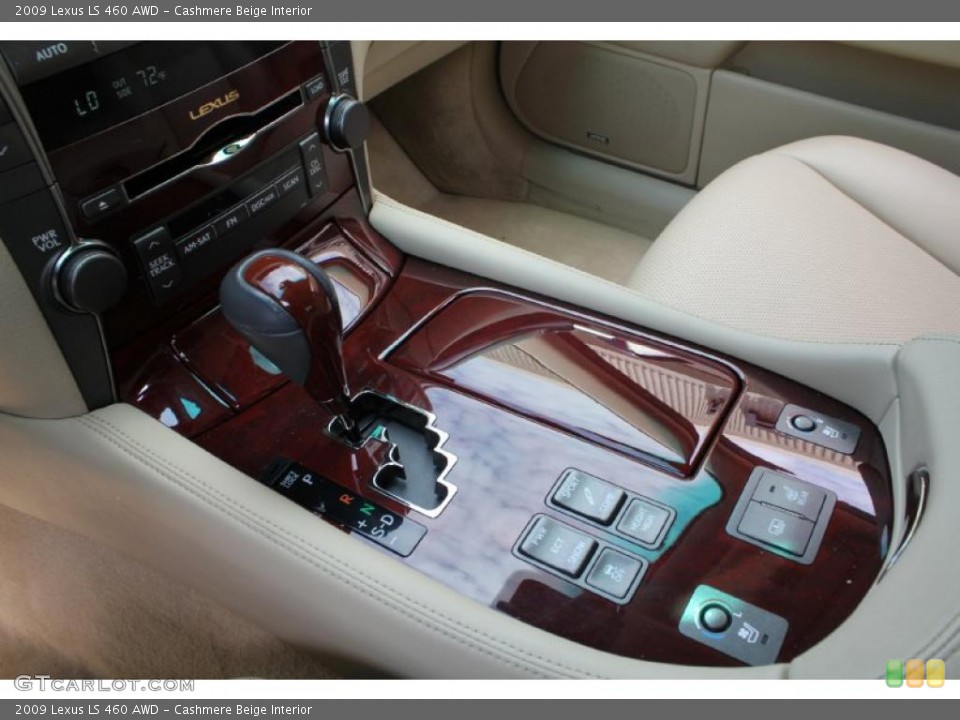 Cashmere Beige Interior Transmission for the 2009 Lexus LS 460 AWD #49706755
