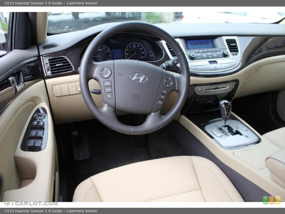 Cashmere Interior Dashboard for the 2010 Hyundai Genesis 3.8 Sedan #49707466