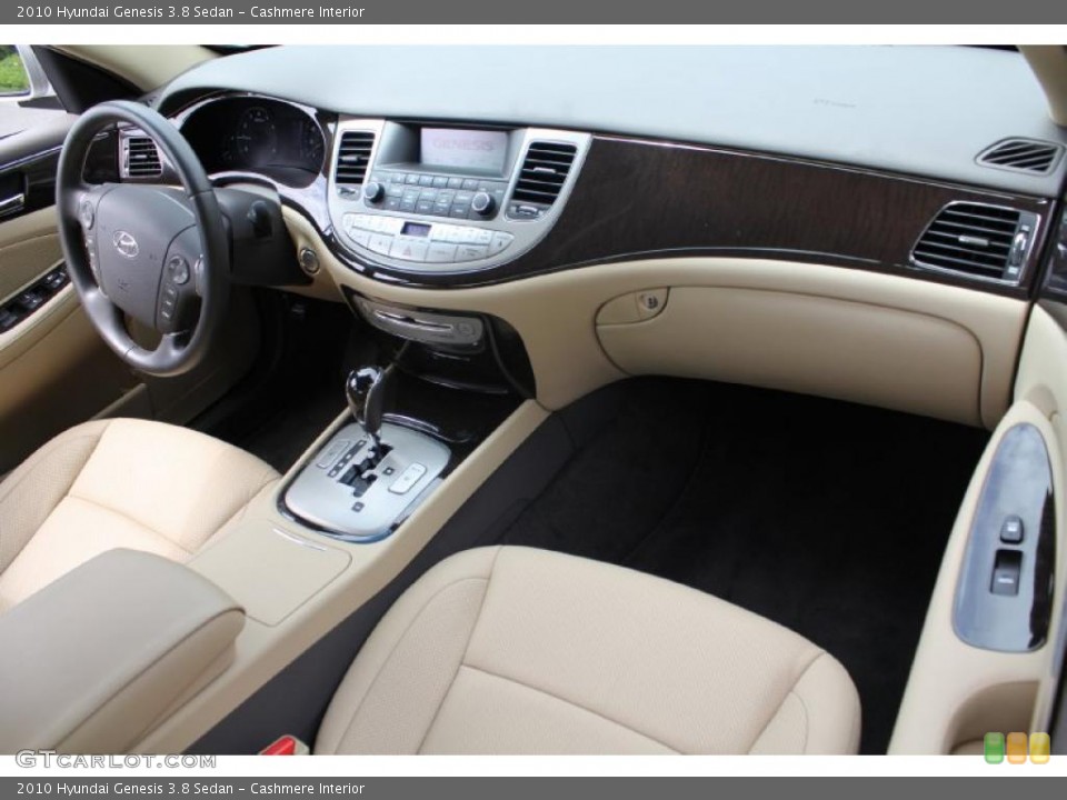 Cashmere Interior Dashboard for the 2010 Hyundai Genesis 3.8 Sedan #49707481