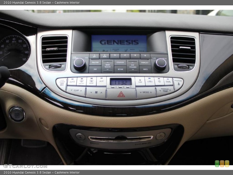 Cashmere Interior Controls for the 2010 Hyundai Genesis 3.8 Sedan #49707496