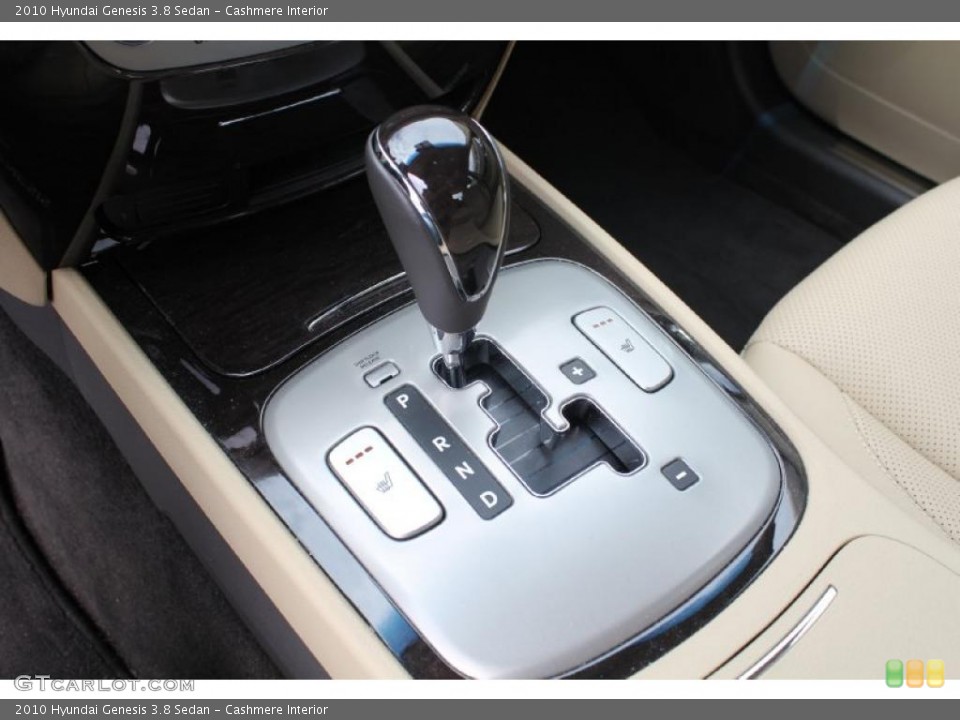 Cashmere Interior Transmission for the 2010 Hyundai Genesis 3.8 Sedan #49707511