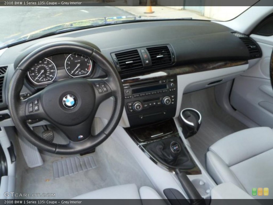 Grey Interior Photo for the 2008 BMW 1 Series 135i Coupe #49707901