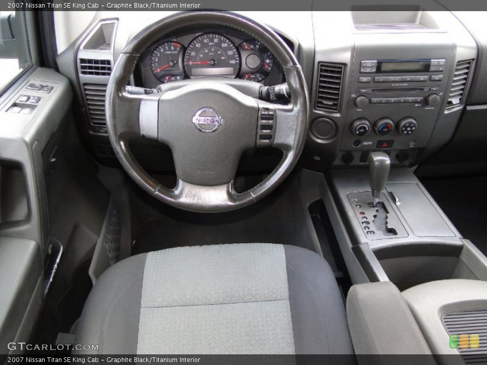 Graphite Black/Titanium Interior Dashboard for the 2007 Nissan Titan SE King Cab #49708594