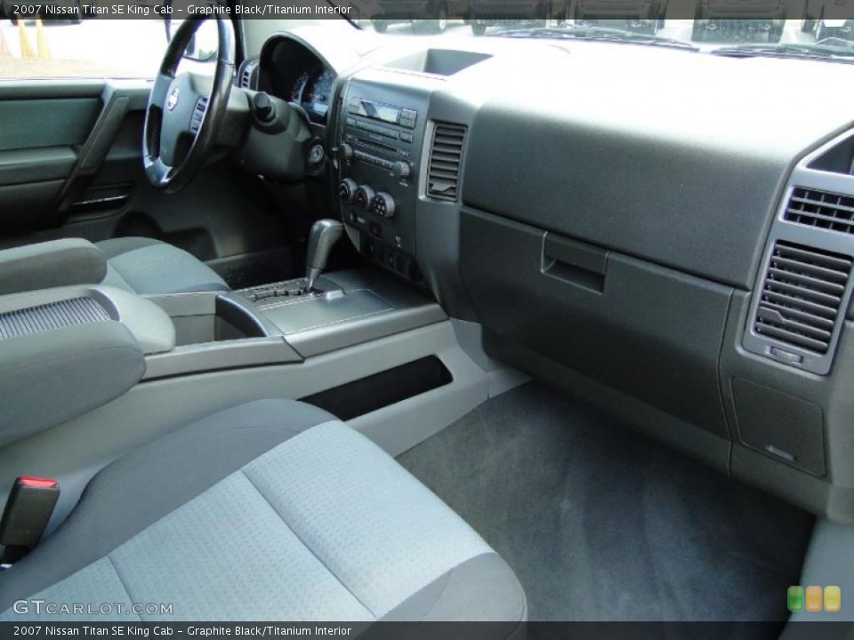 Graphite Black/Titanium Interior Photo for the 2007 Nissan Titan SE King Cab #49708642