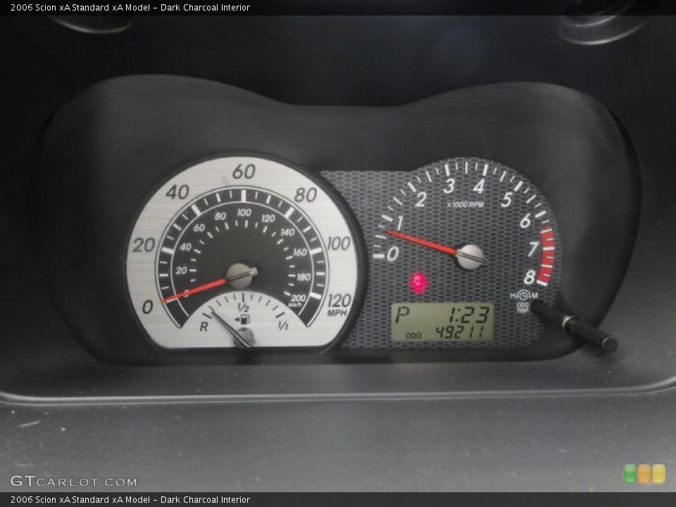 Dark Charcoal Interior Gauges for the 2006 Scion xA  #49708852