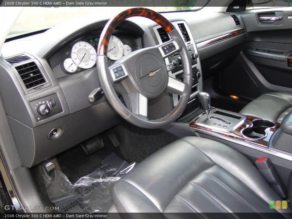 Dark Slate Gray Interior Dashboard for the 2008 Chrysler 300 C HEMI AWD #49708978