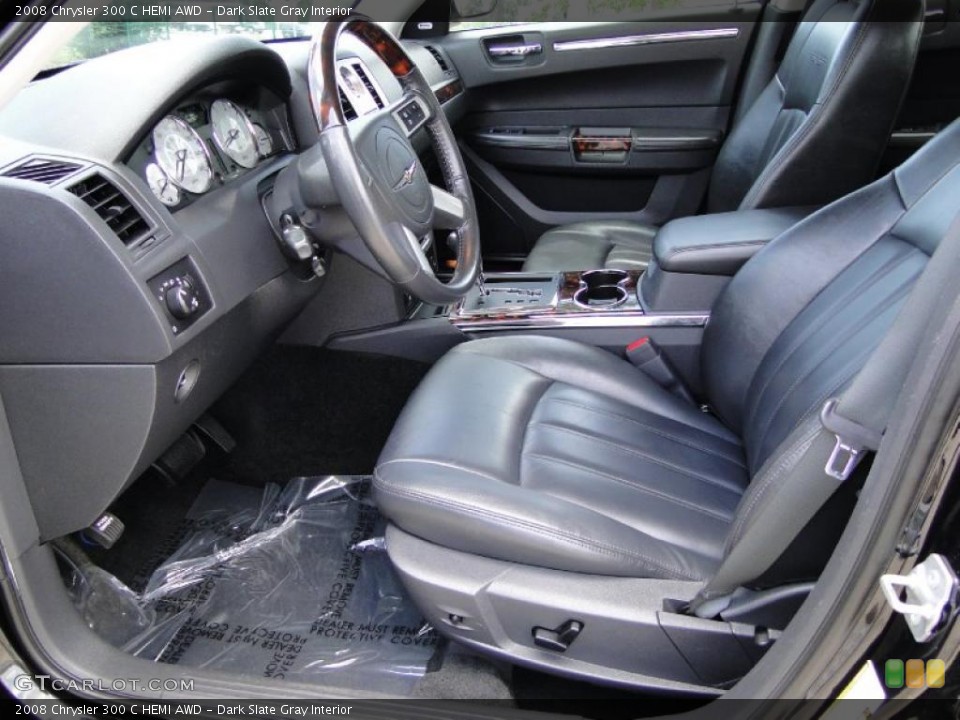 Dark Slate Gray Interior Photo for the 2008 Chrysler 300 C HEMI AWD #49708993