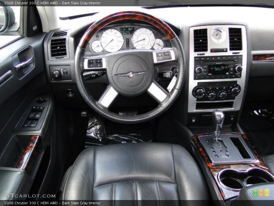 Dark Slate Gray Interior Dashboard for the 2008 Chrysler 300 C HEMI AWD #49709113