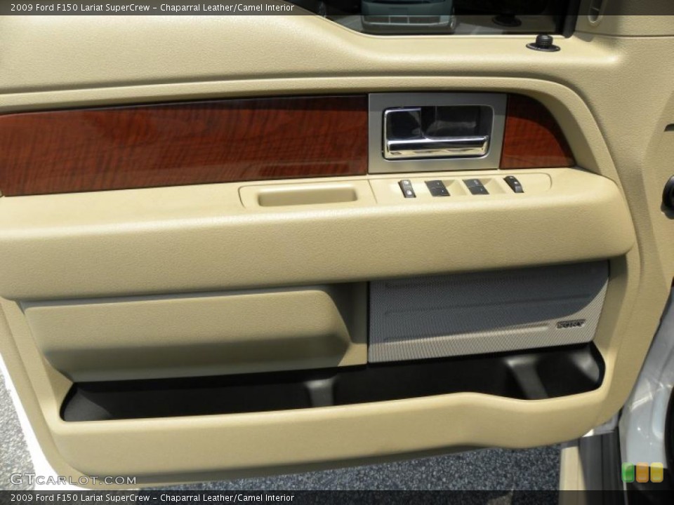 Chaparral Leather/Camel Interior Door Panel for the 2009 Ford F150 Lariat SuperCrew #49711480