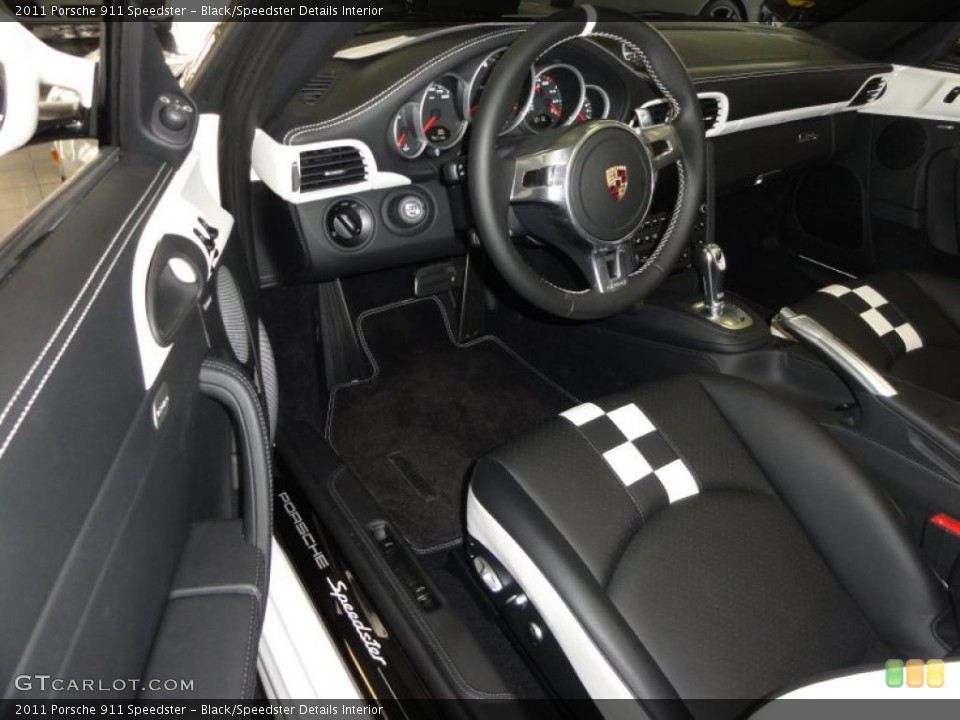 Black/Speedster Details Interior Prime Interior for the 2011 Porsche 911 Speedster #49713088