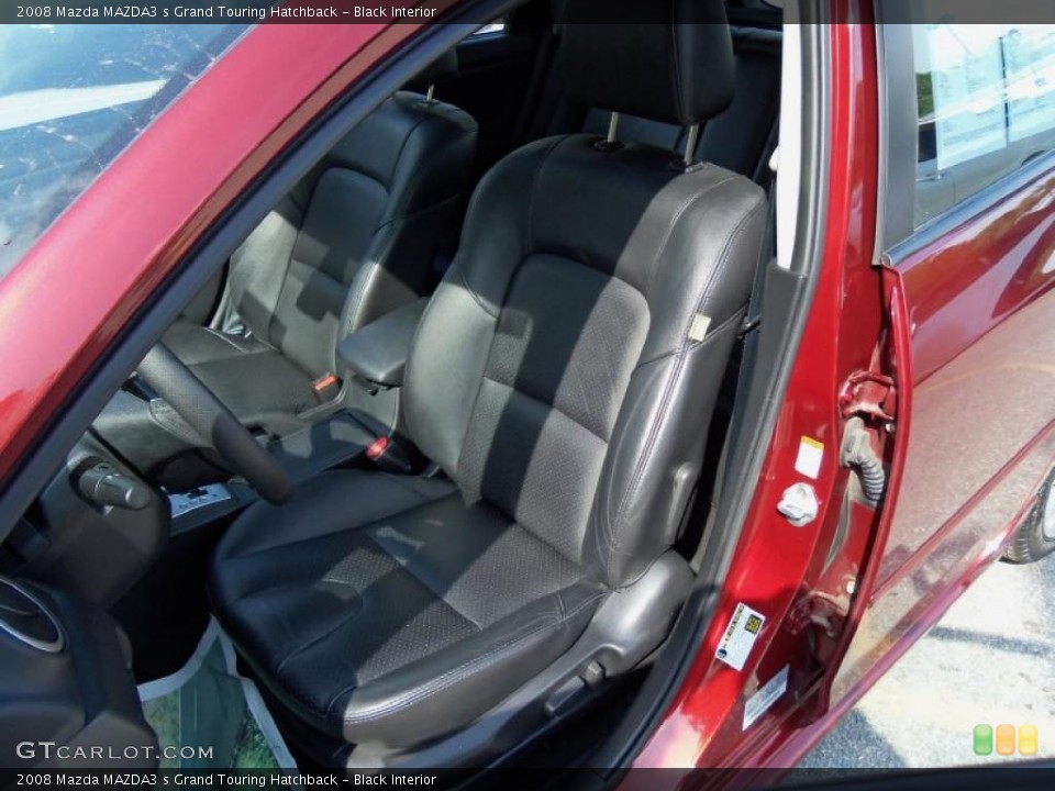 Black Interior Photo for the 2008 Mazda MAZDA3 s Grand Touring Hatchback #49713094