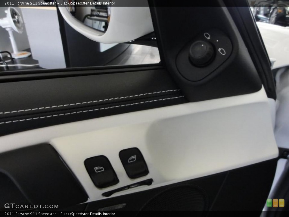 Black/Speedster Details Interior Controls for the 2011 Porsche 911 Speedster #49713118