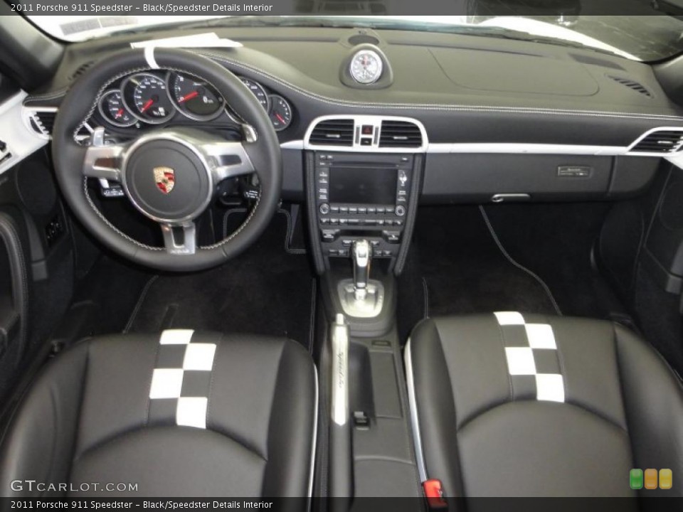 Black/Speedster Details Interior Dashboard for the 2011 Porsche 911 Speedster #49713376