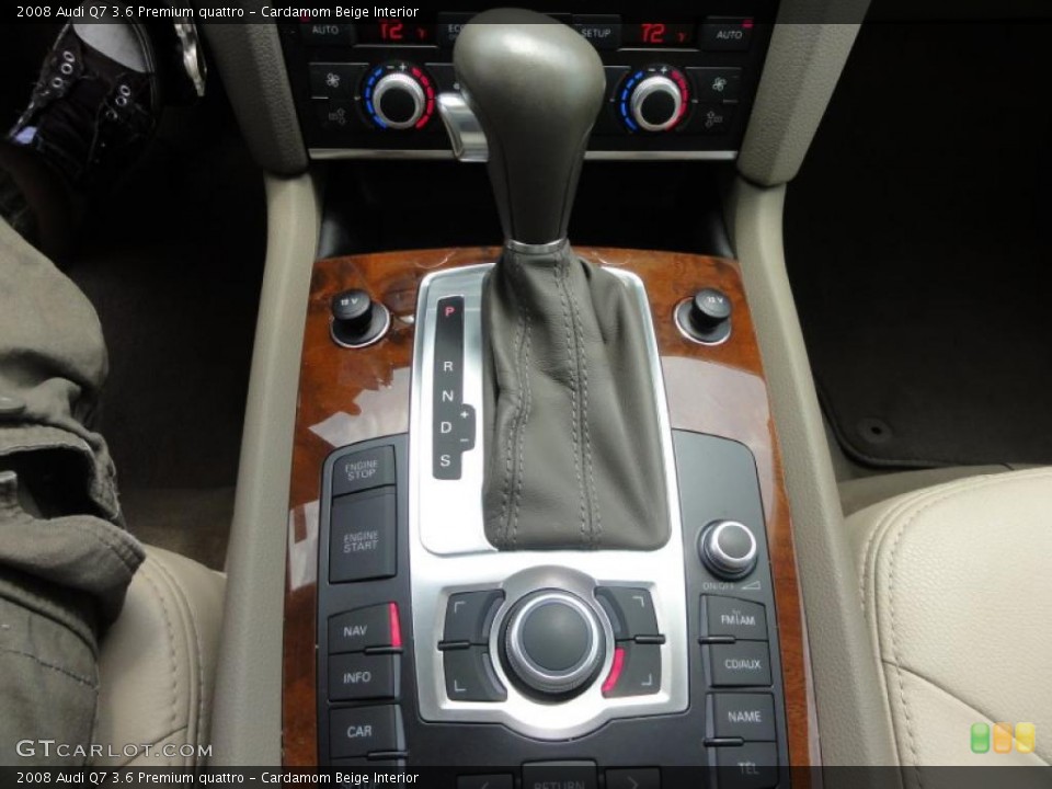 Cardamom Beige Interior Transmission for the 2008 Audi Q7 3.6 Premium quattro #49714051