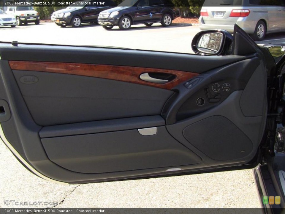 Charcoal Interior Door Panel for the 2003 Mercedes-Benz SL 500 Roadster #49714123