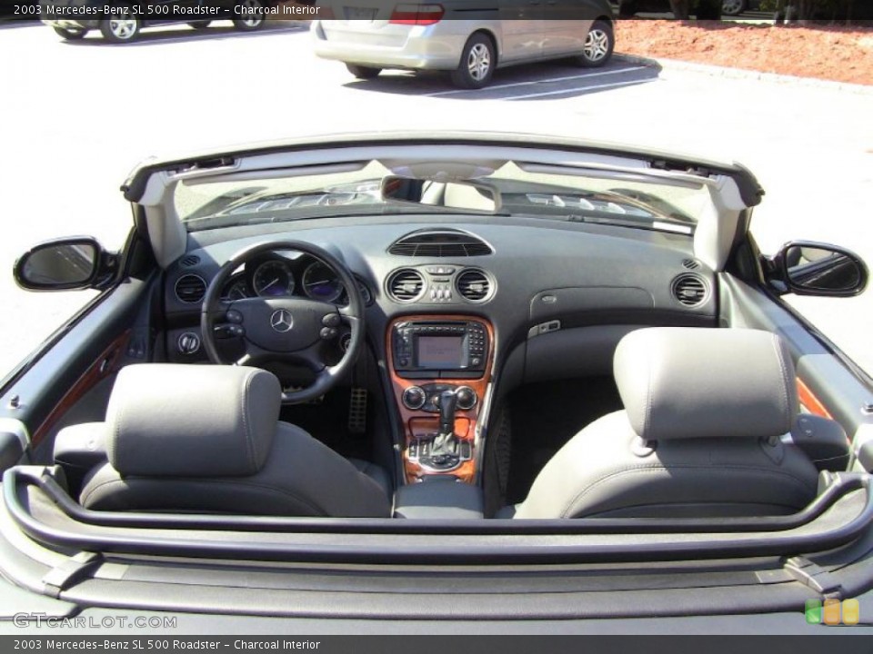 Charcoal Interior Dashboard for the 2003 Mercedes-Benz SL 500 Roadster #49714201