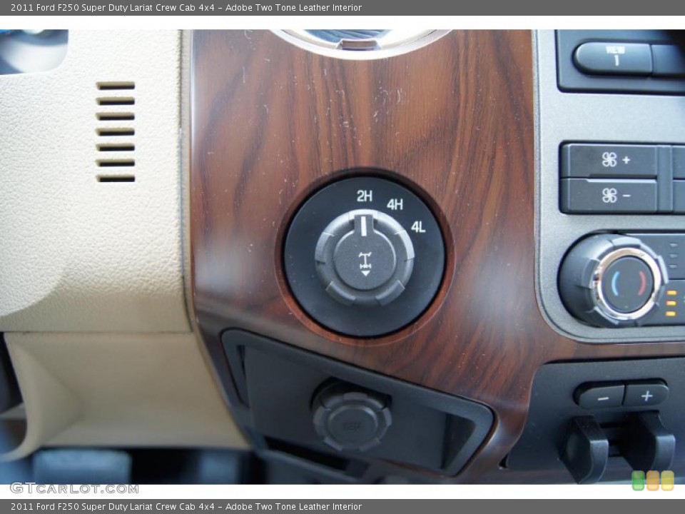 Adobe Two Tone Leather Interior Controls for the 2011 Ford F250 Super Duty Lariat Crew Cab 4x4 #49715791