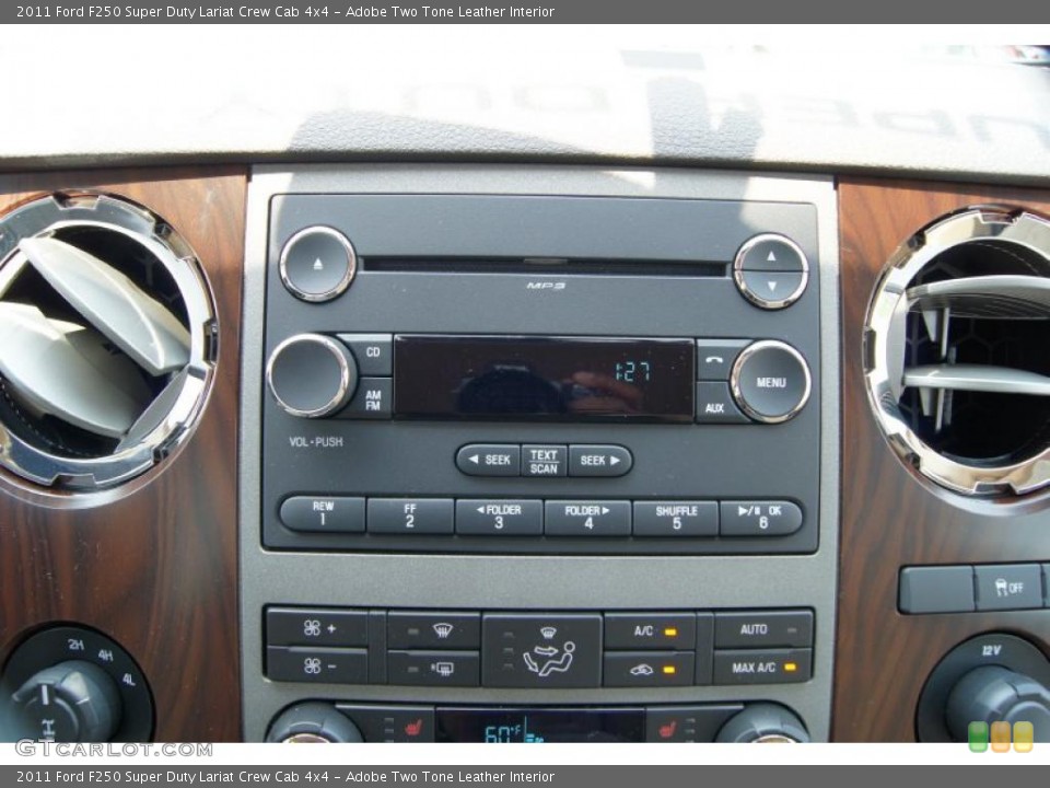Adobe Two Tone Leather Interior Controls for the 2011 Ford F250 Super Duty Lariat Crew Cab 4x4 #49715812