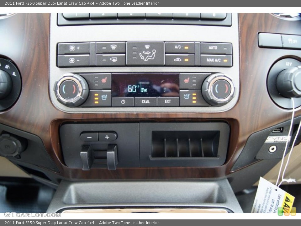 Adobe Two Tone Leather Interior Controls for the 2011 Ford F250 Super Duty Lariat Crew Cab 4x4 #49715827