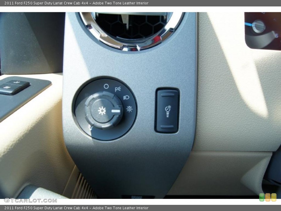 Adobe Two Tone Leather Interior Controls for the 2011 Ford F250 Super Duty Lariat Crew Cab 4x4 #49715870