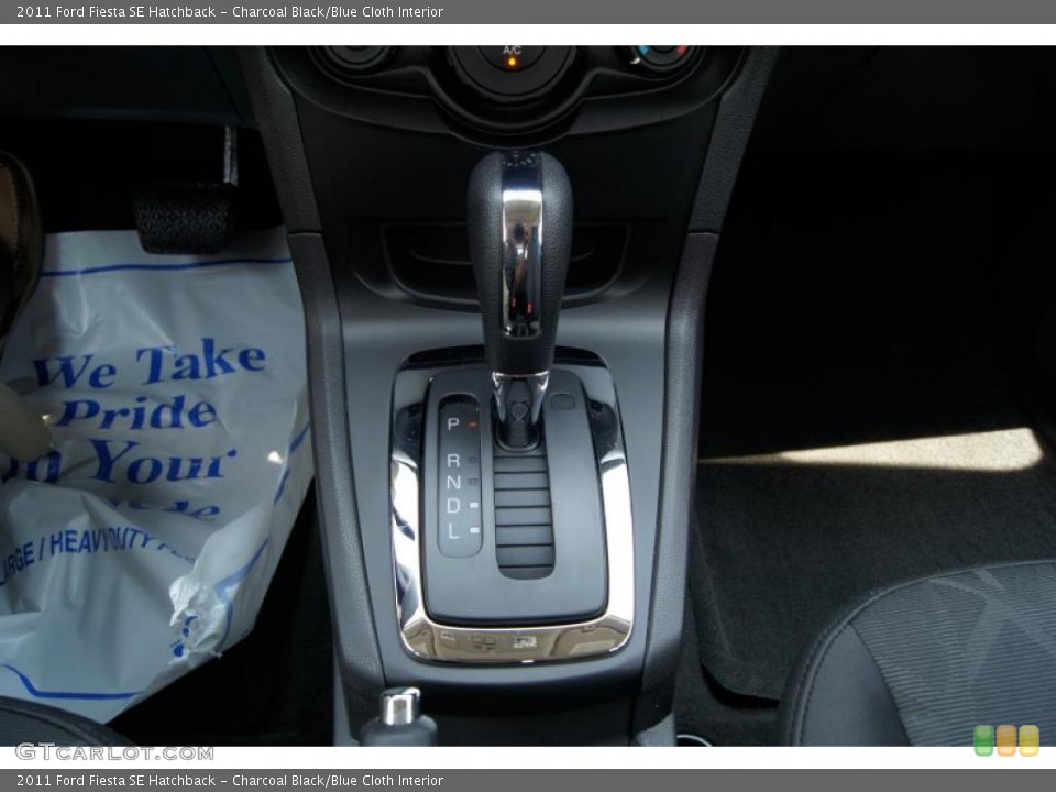 Charcoal Black/Blue Cloth Interior Transmission for the 2011 Ford Fiesta SE Hatchback #49716352