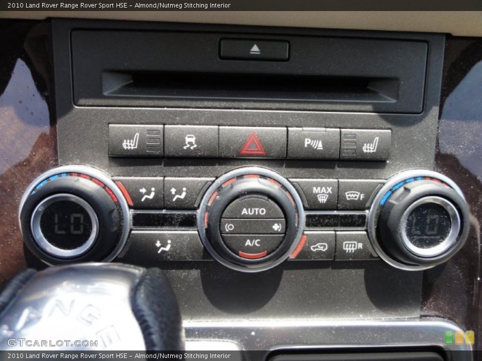 Almond/Nutmeg Stitching Interior Controls for the 2010 Land Rover Range Rover Sport HSE #49717678