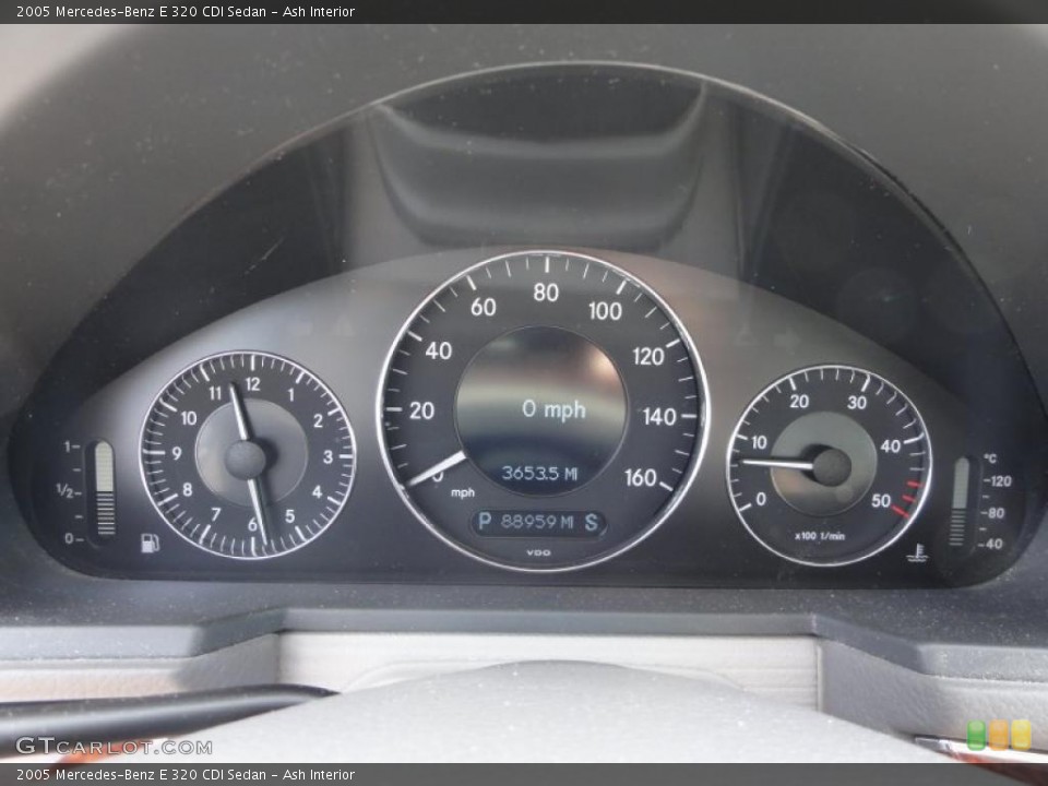 Ash Interior Gauges for the 2005 Mercedes-Benz E 320 CDI Sedan #49720090