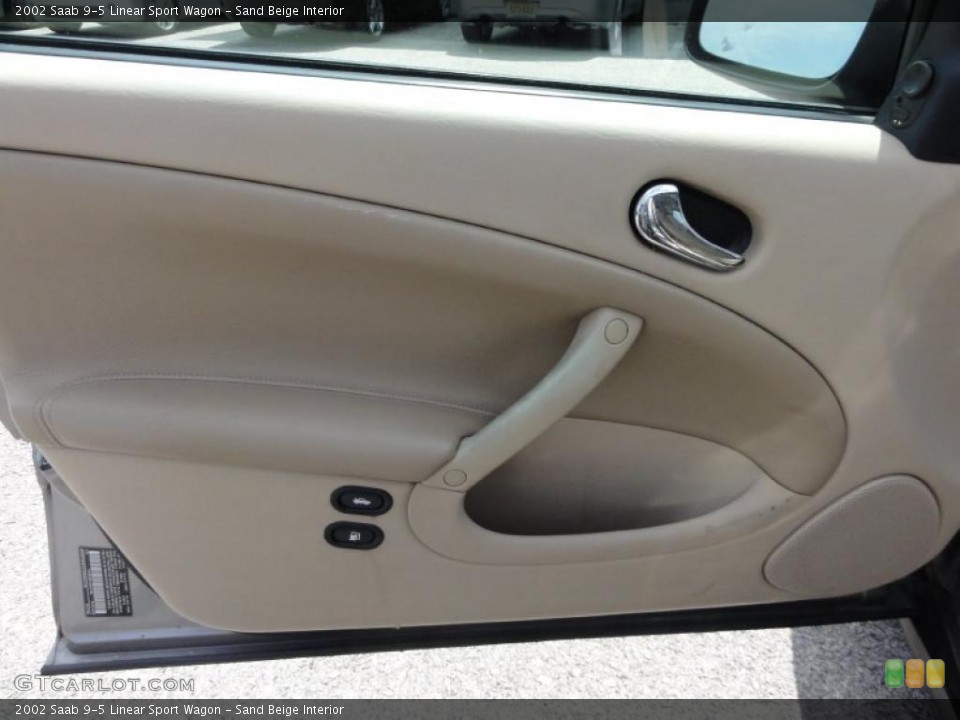 Sand Beige Interior Door Panel for the 2002 Saab 9-5 Linear Sport Wagon #49720402