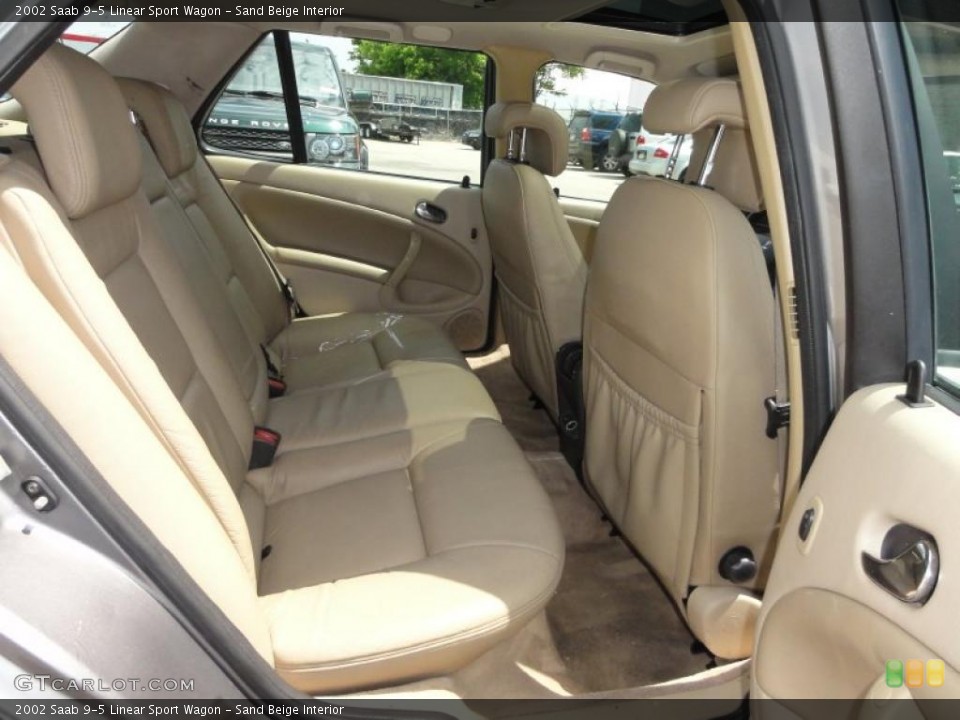 Sand Beige Interior Photo for the 2002 Saab 9-5 Linear Sport Wagon #49720552