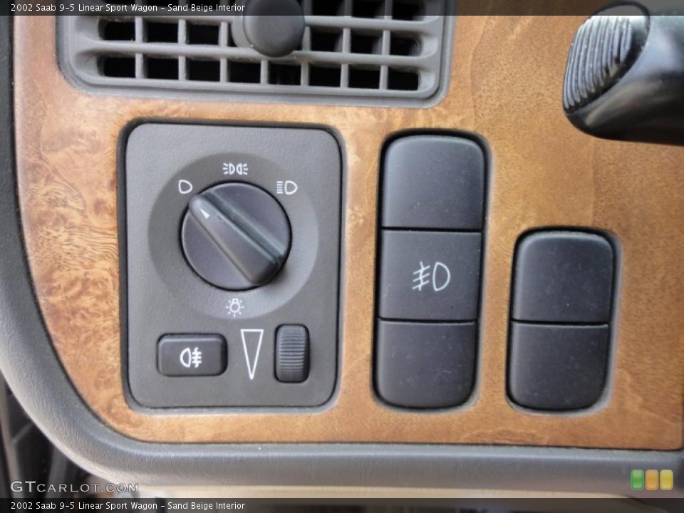 Sand Beige Interior Controls for the 2002 Saab 9-5 Linear Sport Wagon #49720996