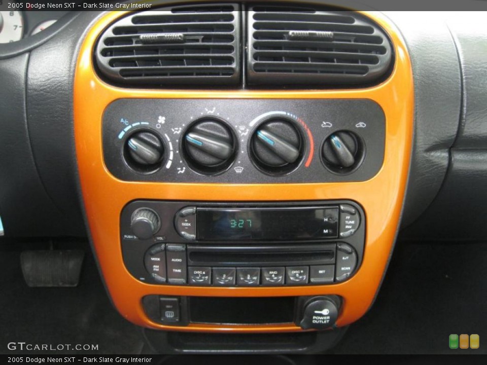 Dark Slate Gray Interior Controls for the 2005 Dodge Neon SXT #49721755