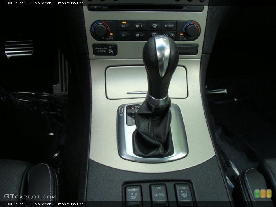 Graphite Interior Transmission for the 2008 Infiniti G 35 x S Sedan #49721968