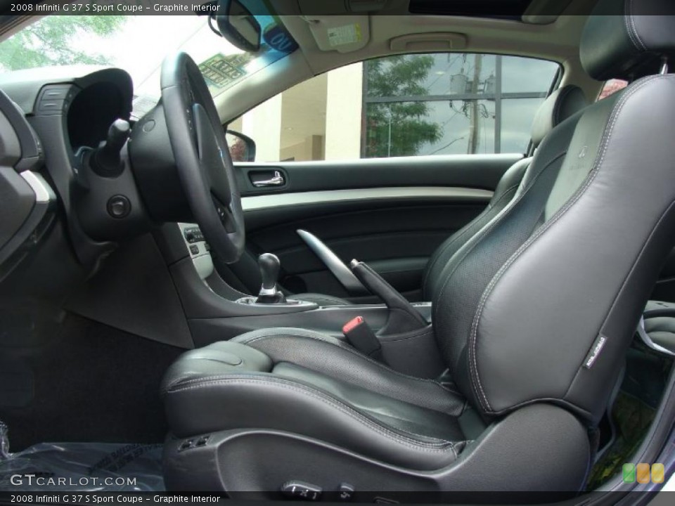 Graphite Interior Photo for the 2008 Infiniti G 37 S Sport Coupe #49722118