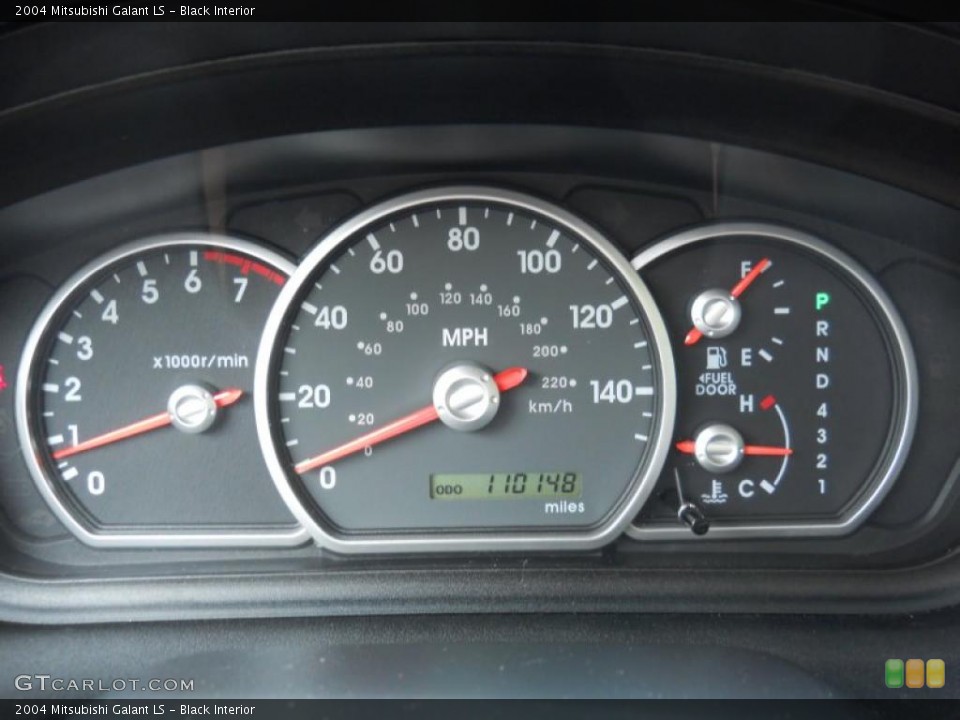 Black Interior Gauges for the 2004 Mitsubishi Galant LS #49722427