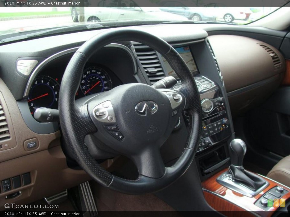 Chestnut Interior Dashboard for the 2010 Infiniti FX 35 AWD #49722964